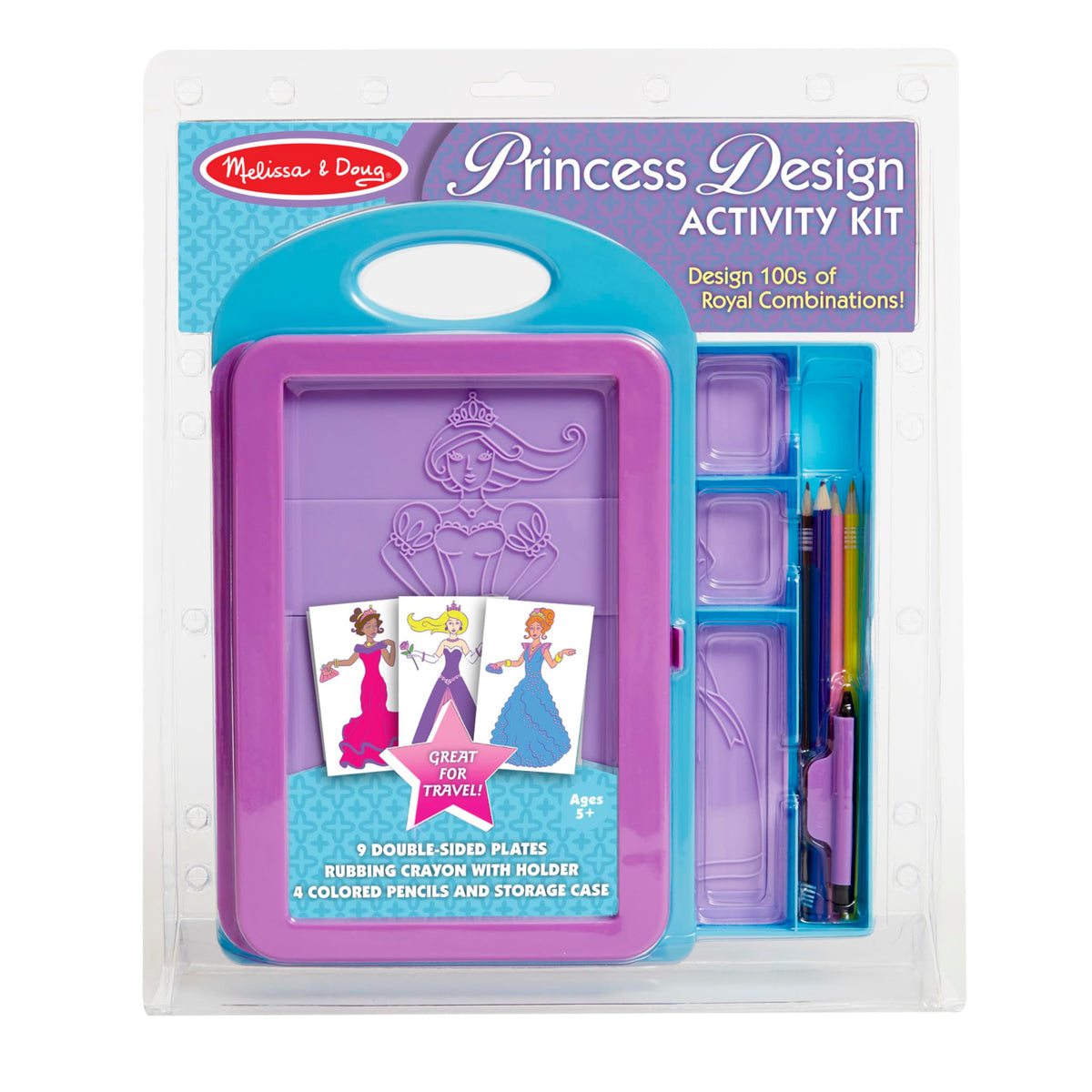 Melissa & Doug princess-design-plates enable imaginative dress-up play for kids