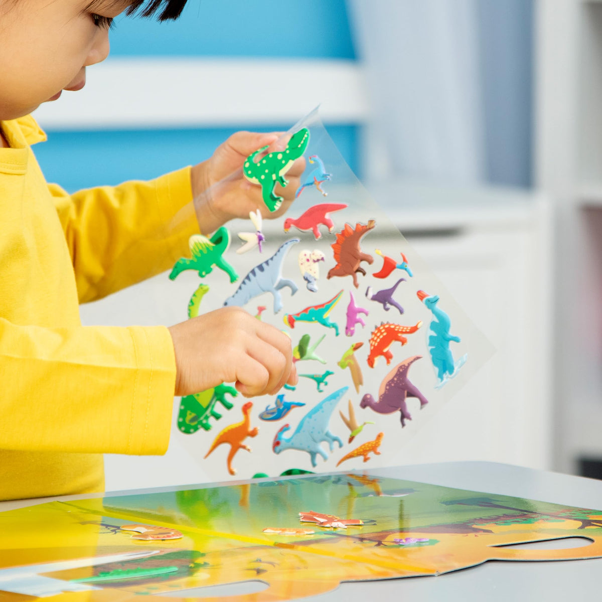 Melissa & Doug ocean stickers encourage imaginative sea adventures and coordination