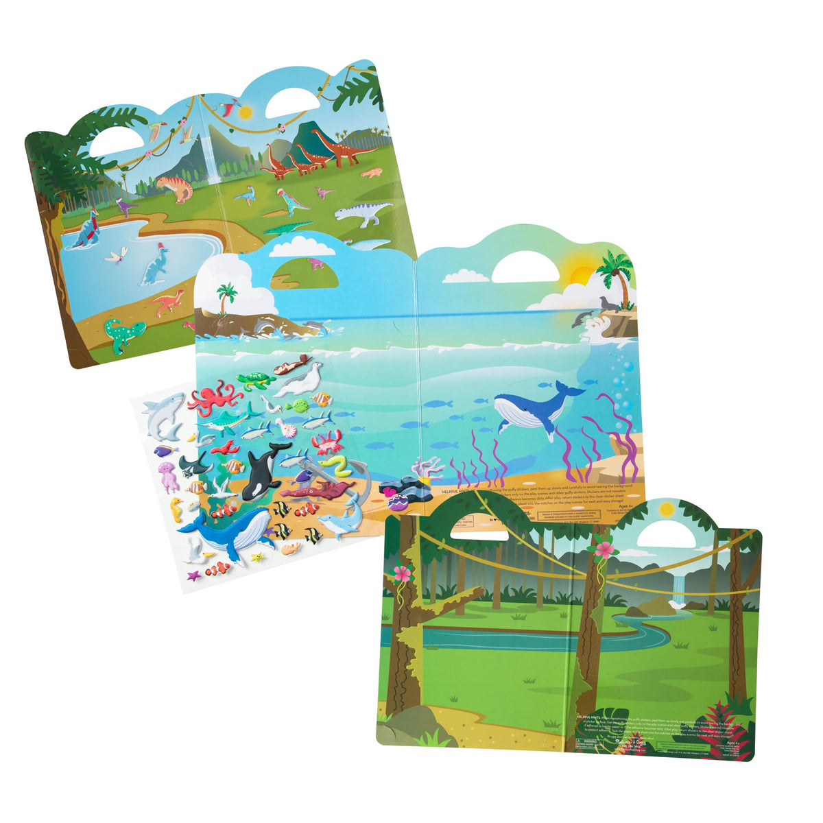 Melissa & Doug Safari stickers set enhances colorful pretend play