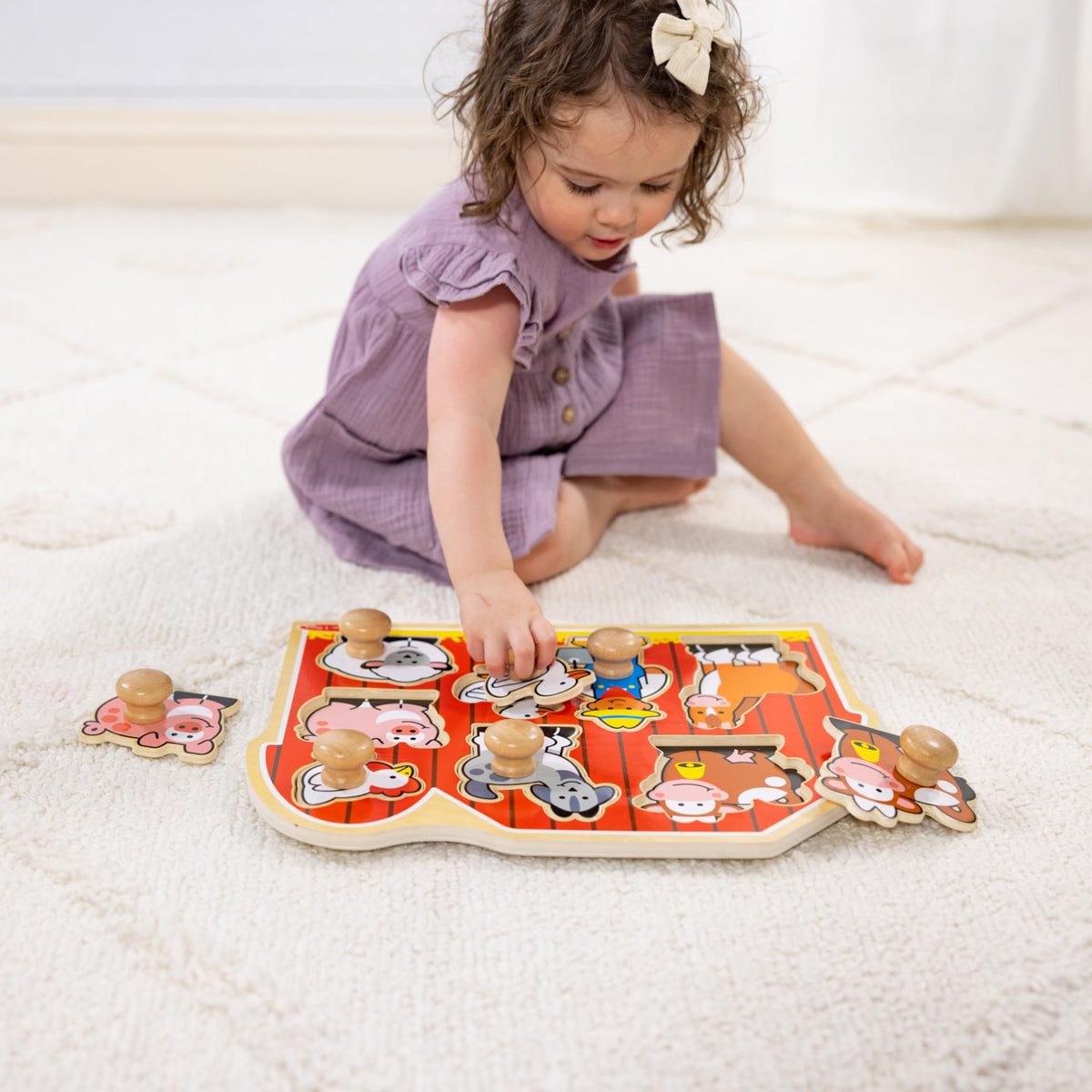 Puzzle set for babies 12 months and up, Melissa & Doug, screen-free entertainment