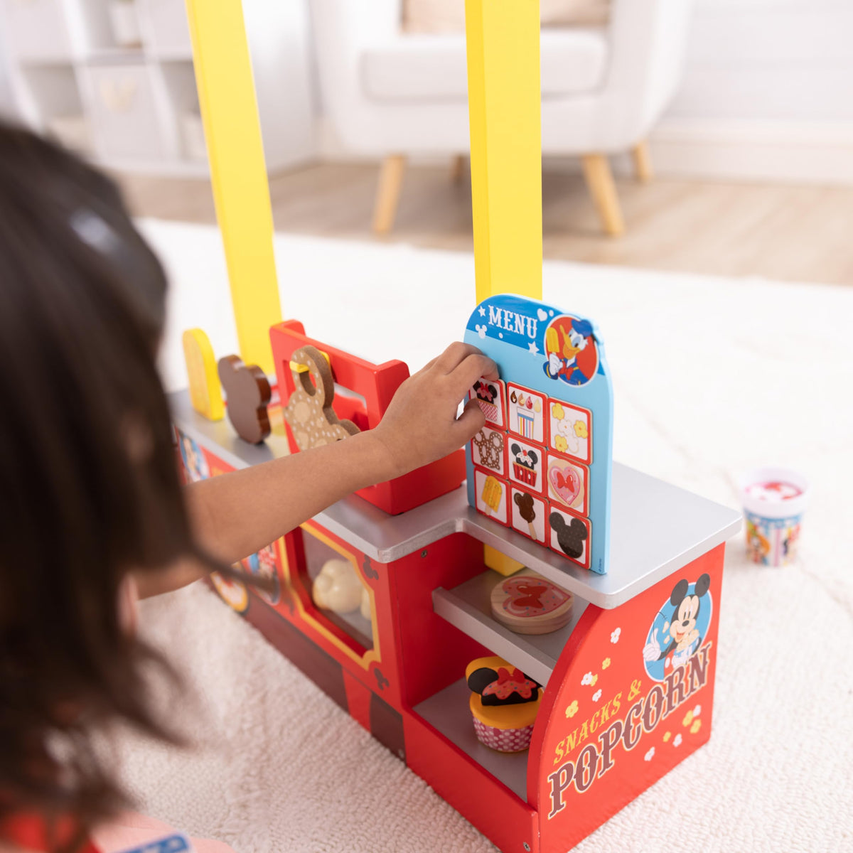 Melissa and Doug reach-in freezer with clear lid for visual storage