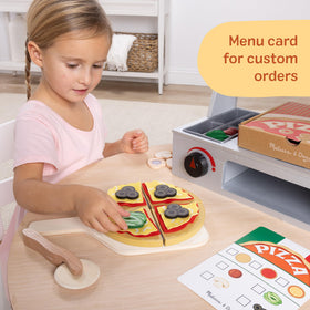 Melissa & Doug reusable menu guides orders during family play and storytelling.