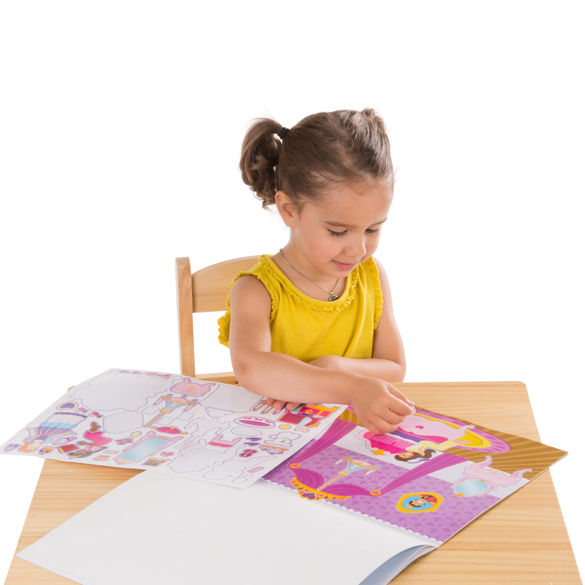 Melissa & Doug reusable sticker pad dress-up theme for creative arrangement and color recognition