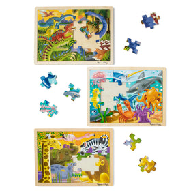 Melissa & Doug safari puzzle scene bright and inviting for exploration
