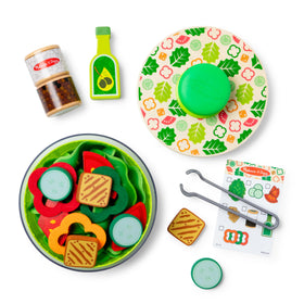 Melissa & Doug wooden cucumbers add sturdy, reusable playfood detail for imaginative cooking