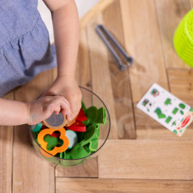 Melissa & Doug tomatoes complete a lifelike salad for creative meal assembly