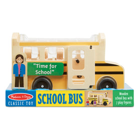 Passenger figure one ready for pickup in Melissa and Doug wooden bus play set