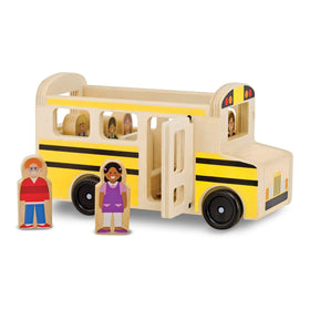 Passenger figure two joins the ride in Melissa and Doug bus play set
