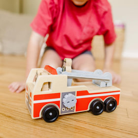 Hours of imaginative play with this Melissa & Doug fire truck set