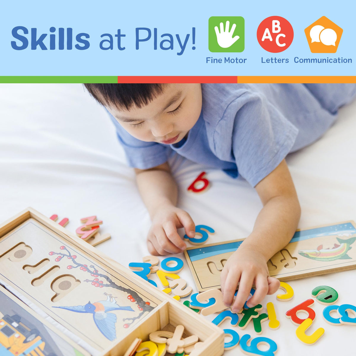 Melissa & Doug See & Spell ideal for screen-free, focused spelling practice.