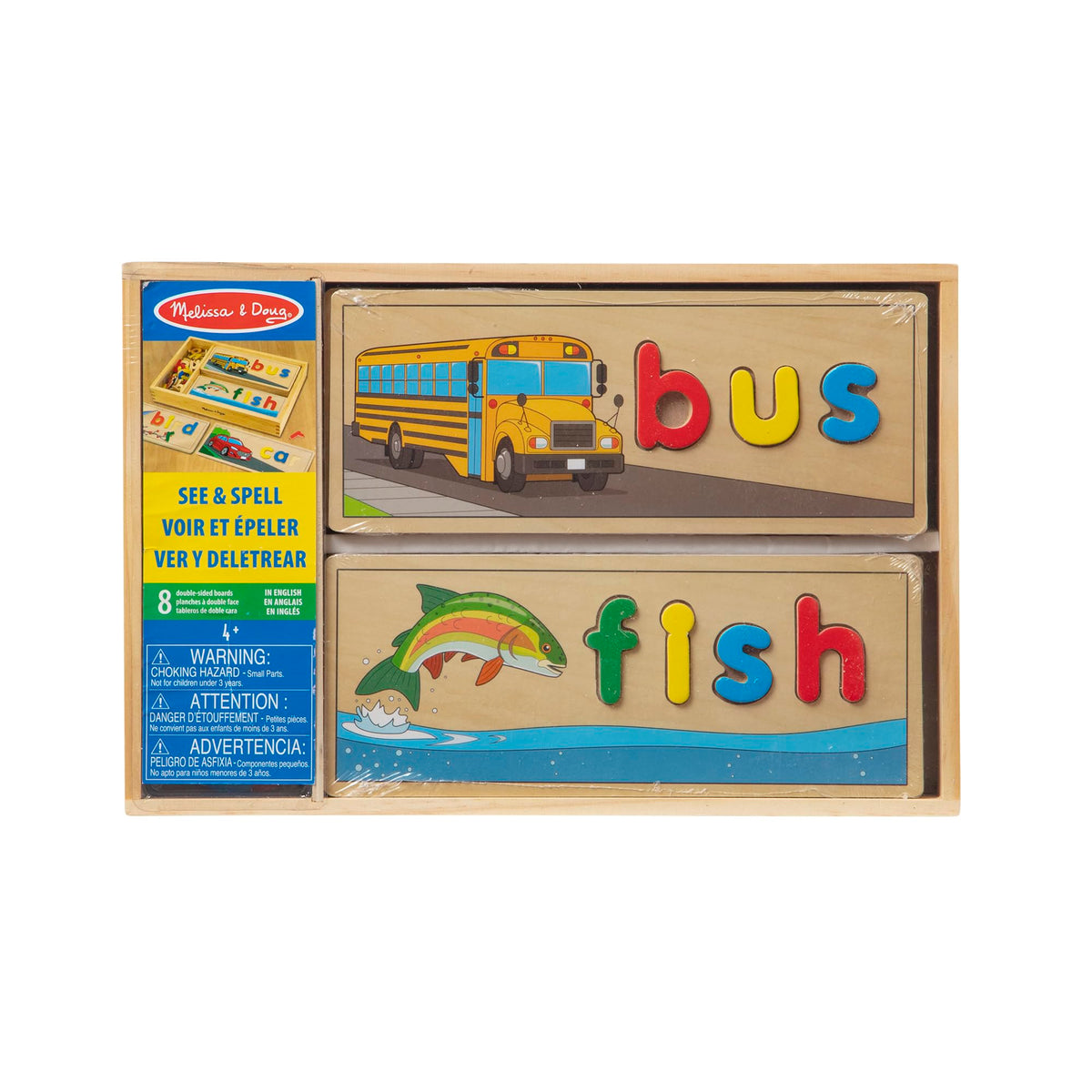 Melissa & Doug See & Spell words forming strengthens reading readiness through interactive play.