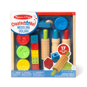 Melissa & Doug clay activity set with animal-lid tubs for open-ended creative play