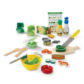 Melissa & Doug Slice & Toss Salad bowl for realistic pretend meals