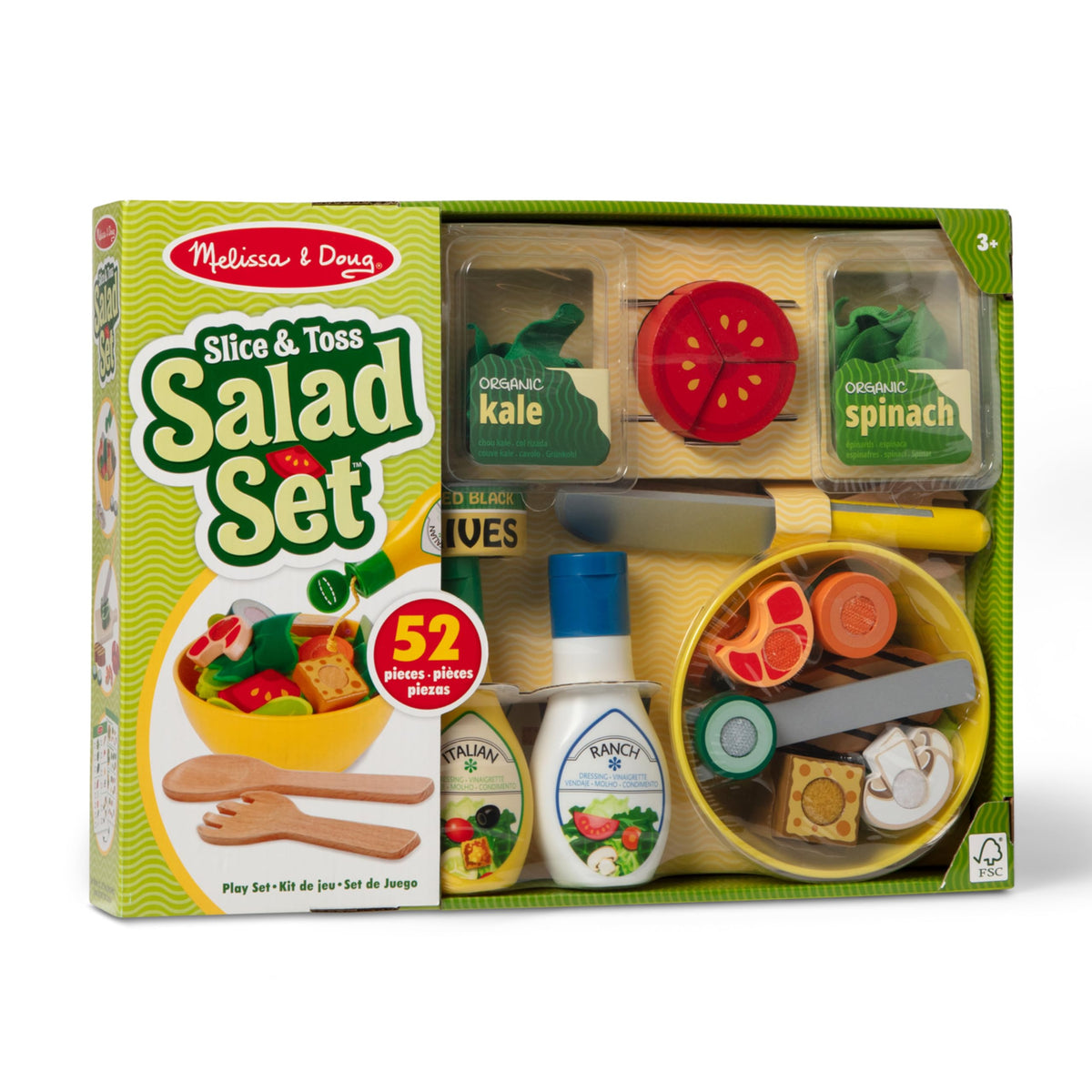 Melissa & Doug Slice & Toss Salad sliceable vegetables for little chefs