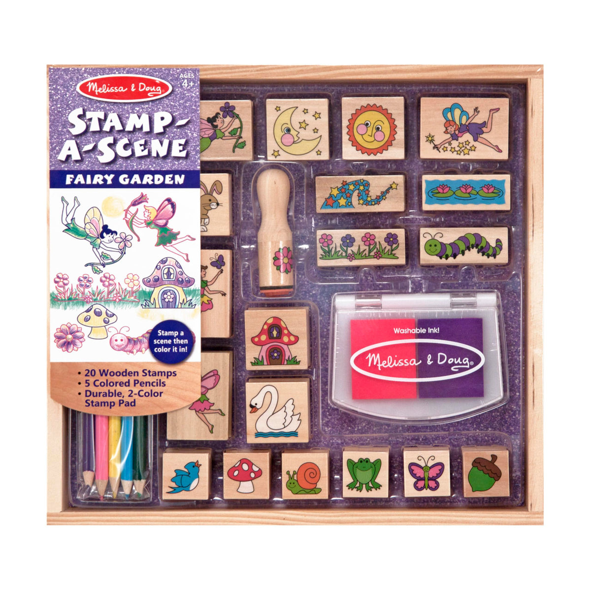 Melissa & Doug Stamp-a-Scene fairy stamps for creative storytelling
