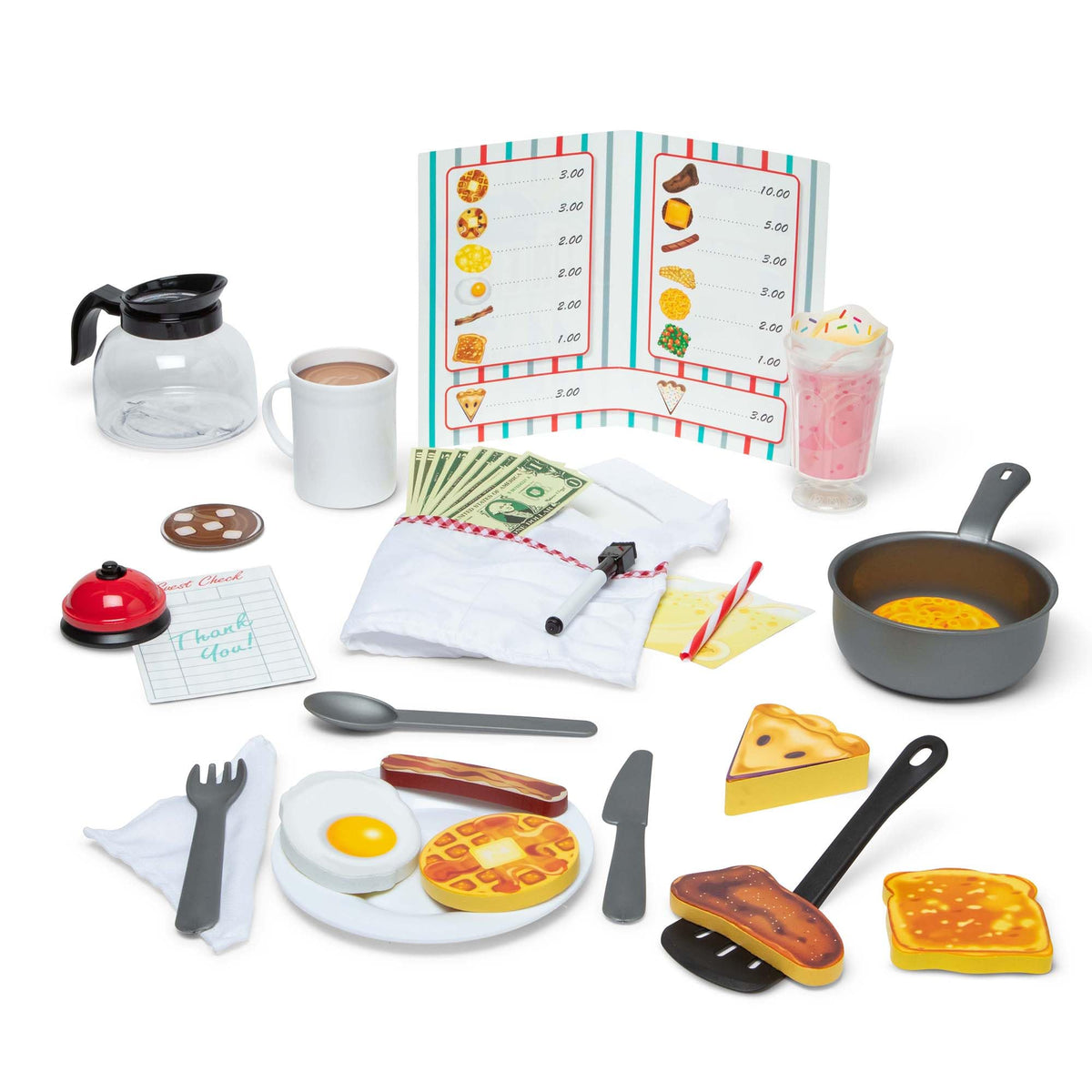 Melissa & Doug Star Diner apron for realistic diner role play
