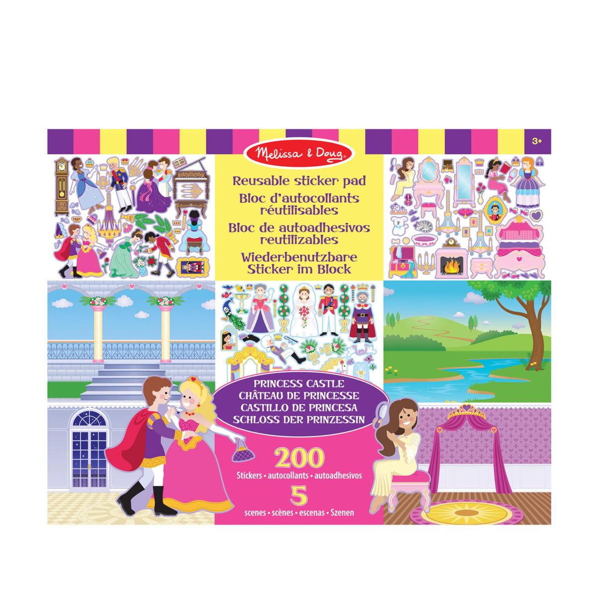 Sturdy pages in Melissa & Doug sticker pad provide reliable backing for reuse