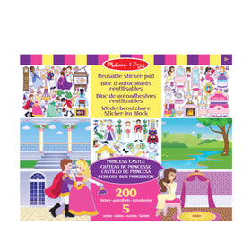 Sturdy pages in Melissa & Doug sticker pad provide reliable backing for reuse