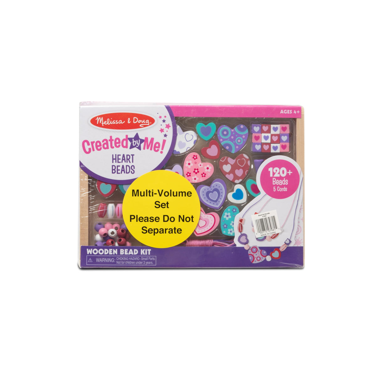 Two wooden trays for Melissa & Doug bead set storage and organization