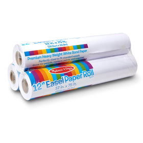 Melissa & Doug Tabletop Easel Paper Roll 3-pack front view for classroom activities