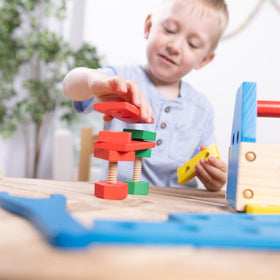 Melissa & Doug nuts and bolts teach sorting and early math.