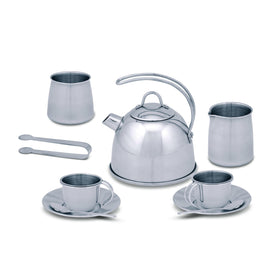 Melissa & Doug tea set two teaspoons for stirring imaginary brews.