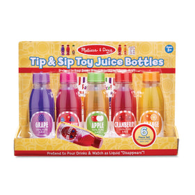 Melissa & Doug Tip & Sip menu card double-sided guides quick pretend orders.
