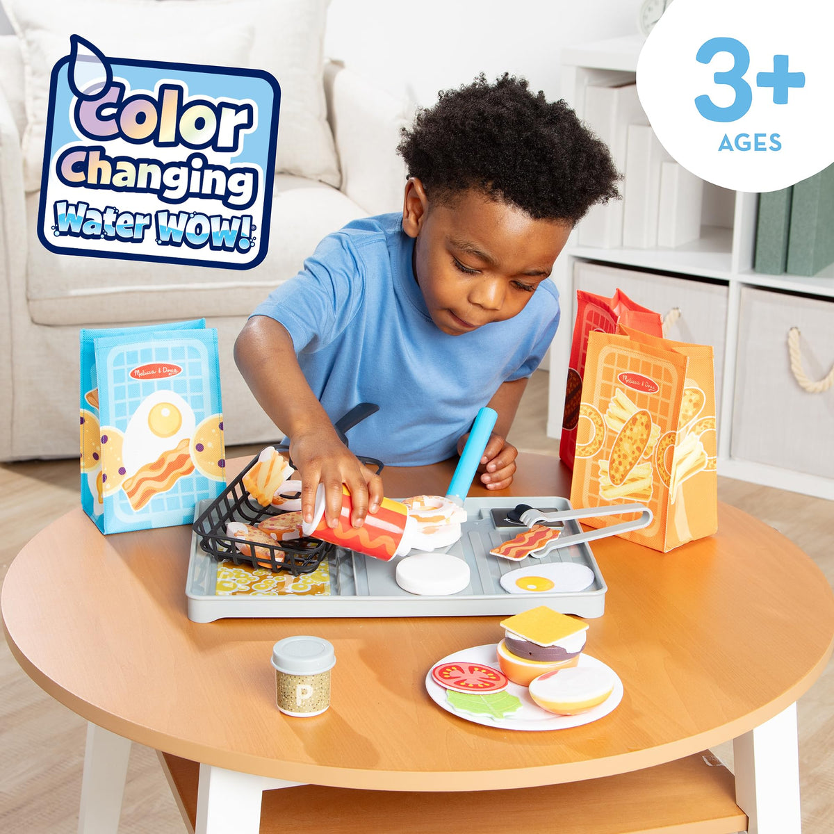 Melissa & Doug to-go bag and play buns ready for take-home pretend meals