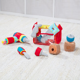 Melissa & Doug toddler building playset showcases safe, durable toys for ages 18 months to 4 years