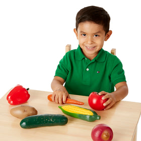 Melissa & Doug vegetable crates storage offers compact organization for classroom or home play.