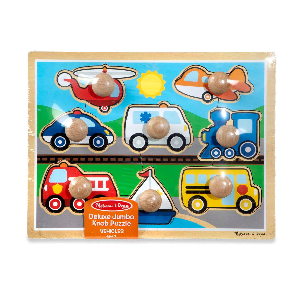 Melissa & Doug boat piece helps develop grip strength and coordination