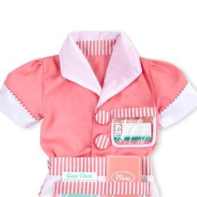 Melissa and Doug Waitress packaging is curbside recyclable for easy opening