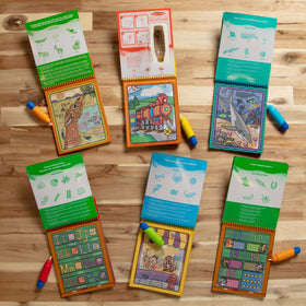Melissa & Doug Water Wow! Dry-to-erase pages let kids color again and again.