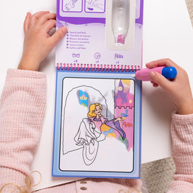 Kids color with Water Wow, then erase to start again.