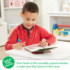 Melissa & Doug Water Wow Safari pad reveals animals with water for quiet, reusable fun.