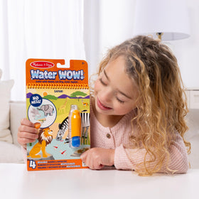 Melissa & Doug Water Wow! Safari pages showcase wildlife colors with water.