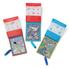 Melissa & Doug Water Wow space pages spark curiosity with water-based color reveal.