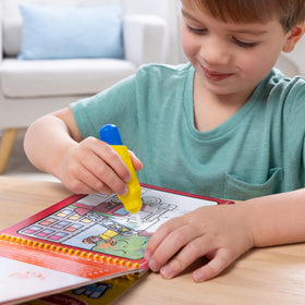 Melissa & Doug Water Wow! Vehicles pages reveal color with water for travel play.