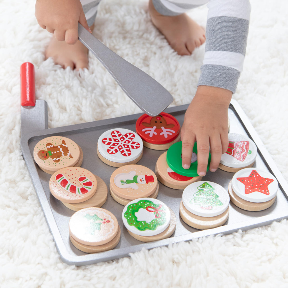 Melissa & Doug wooden cookie sheet for organized, teachable play sessions