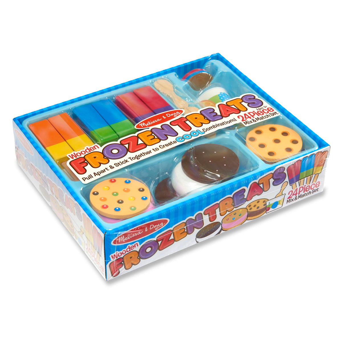 Storage tray keeps pieces neatly organized for quick cleanup.