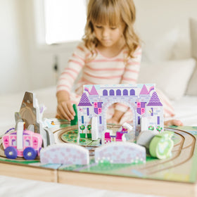 Melissa & Doug boulder piece adds dynamic obstacles for active play.