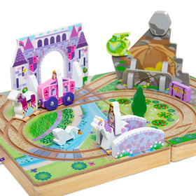 Melissa & Doug dragon guards the kingdom during adventurous storytelling.