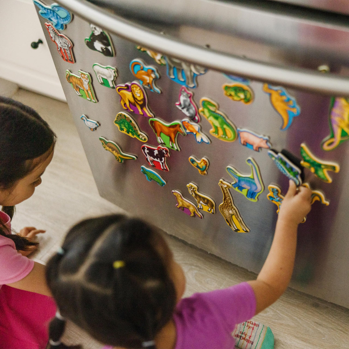 Melissa & Doug magnets set provides flexible, kid-friendly play across playroom setups.