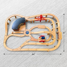 Melissa & Doug Freight and Passenger Trains invite practical role-play adventures.