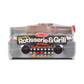 Melissa & Doug wooden sausage piece for safe slicing with the included knife.