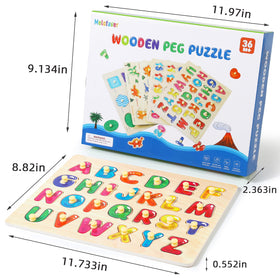 Melofaver peg puzzles numbers support counting practice and number recognition