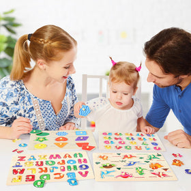 Melofaver peg puzzle piece closeup shows sturdy wooden pegs for easy grasp