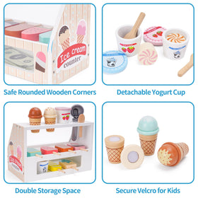 Melofaver scooper supports fine motor fun and pretend serving experiences.