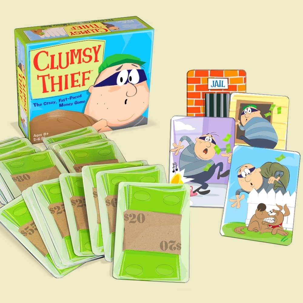 Melon Rind Clumsy Thief supports 3-6 players for family game night.