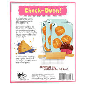 Complete set of 63 colorful cards for Melon Rind Check The Oven with instructions.
